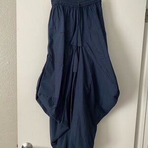 Made in Bali - Navy Blue Women Parachute Pants Size Small - Medium